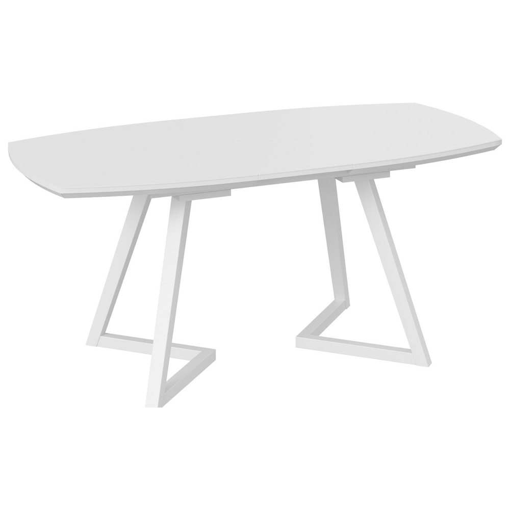 Стол обеденный TESCA 2, закаленное стекло, цвет белый матовый