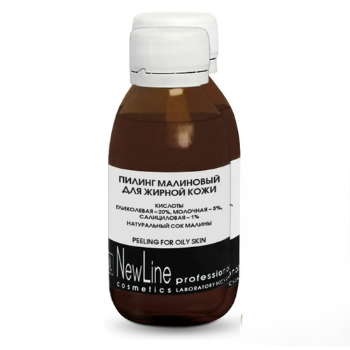 НьюЛАЙН Пилинг д/л 100мл Малиновый ЖирК (43952)