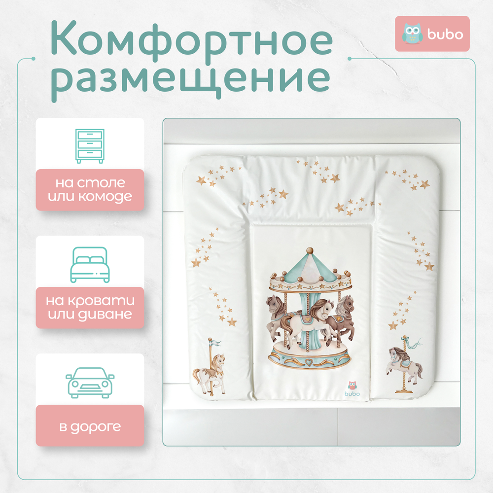 Матрас для пеленания BUBO BABY "SKY" 75x72 сантиметра