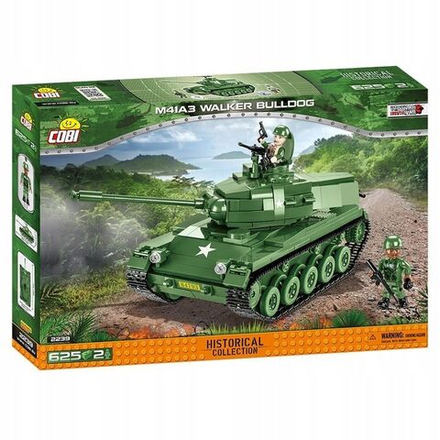 Конструктор пластиковый Cobi M41A3 Walker Bulldog - Разведывательный танк 625 эл. - Коби 2239