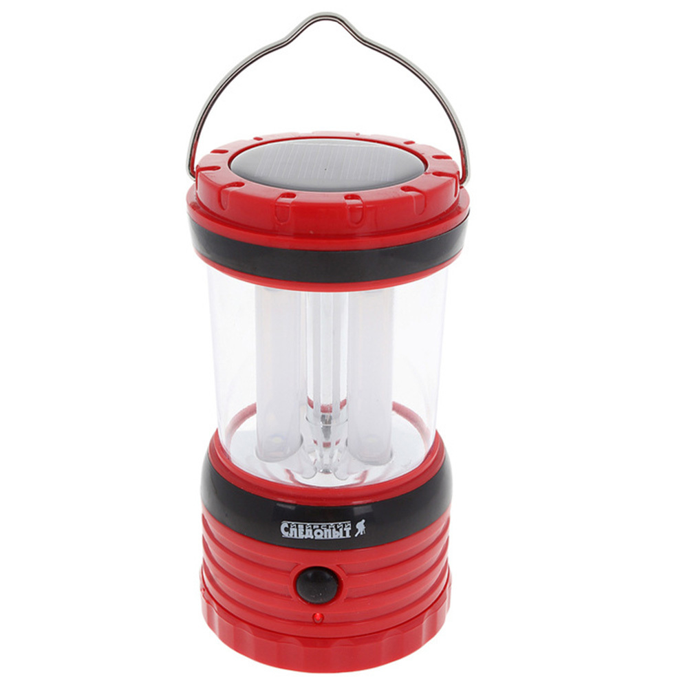 Фонарь кемпинговый "СИБИРСКИЙ СЛЕДОПЫТ-Неон", 4L, солн. бат., аккум. 220В, 3хАА, USB (Следопыт)