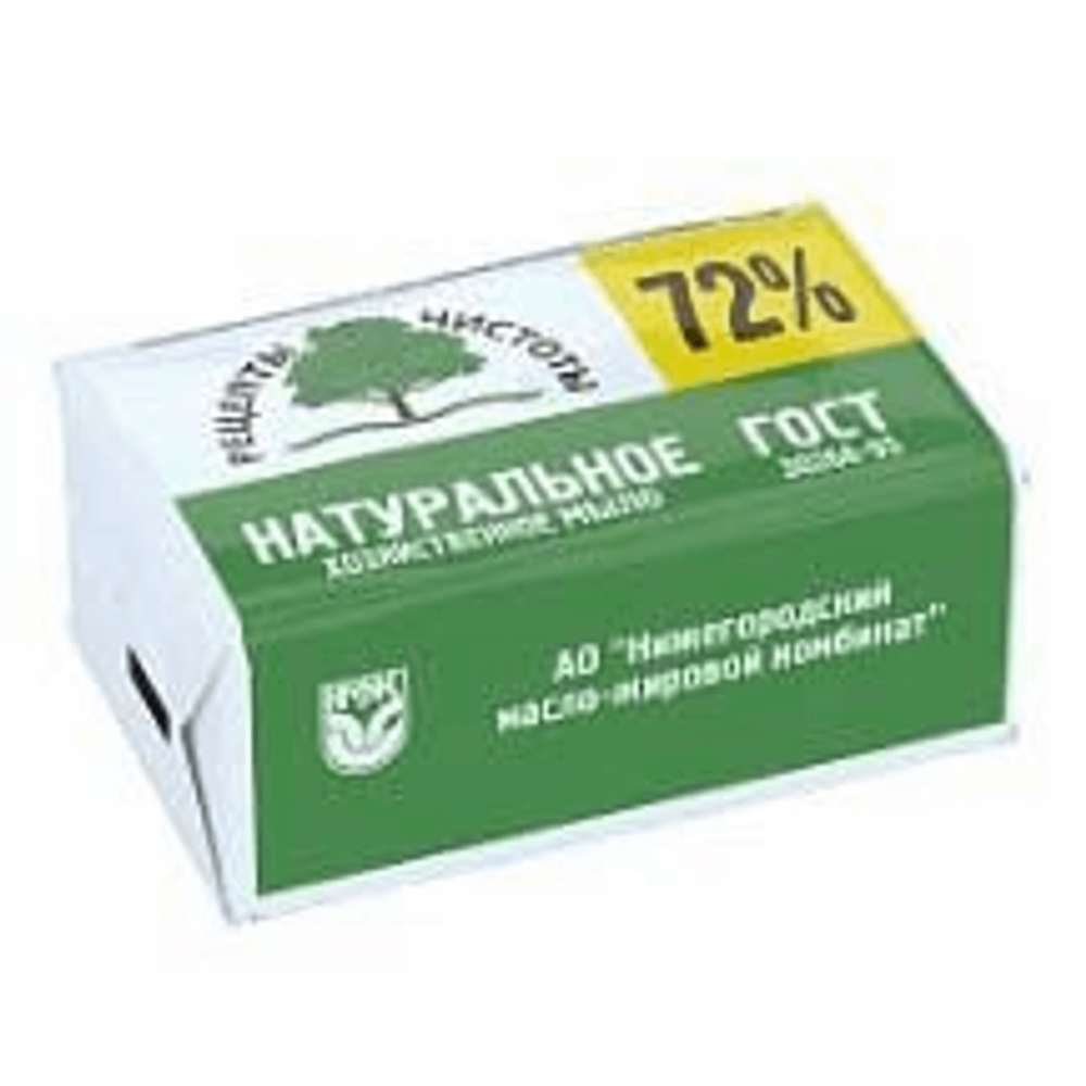Хозяйственное мыло Рецепты чистоты 72% 200 г