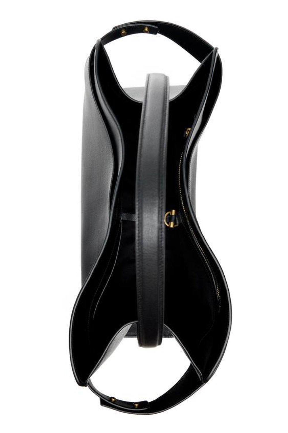 ZARA КОЖАНАЯ СУМКА-ТОУТ - LIMITED EDITION, ЧЕРНЫЙ