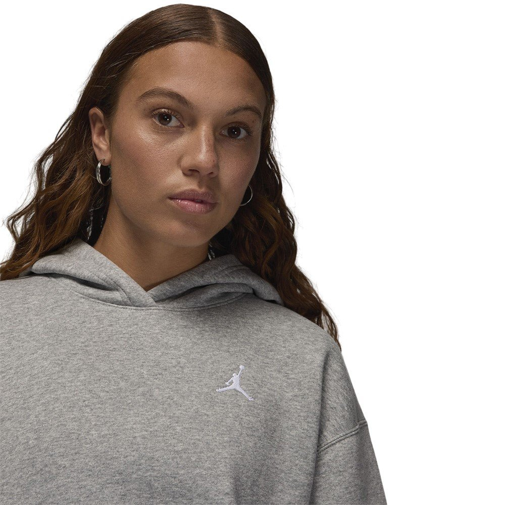 Баскетбольная женская толстовка Jordan Brooklyn Fleece Sweatshirt Gray