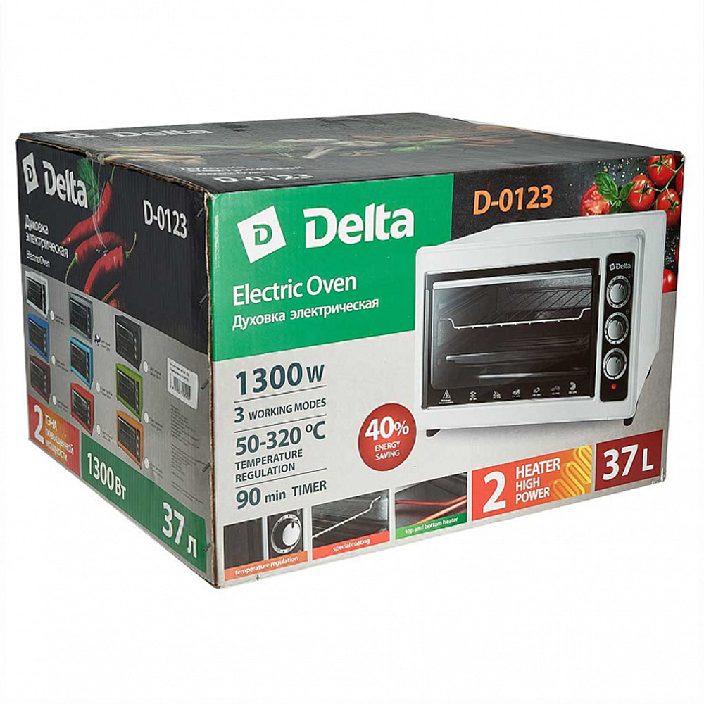 Мини-печь DELTA D 0123 бежевая