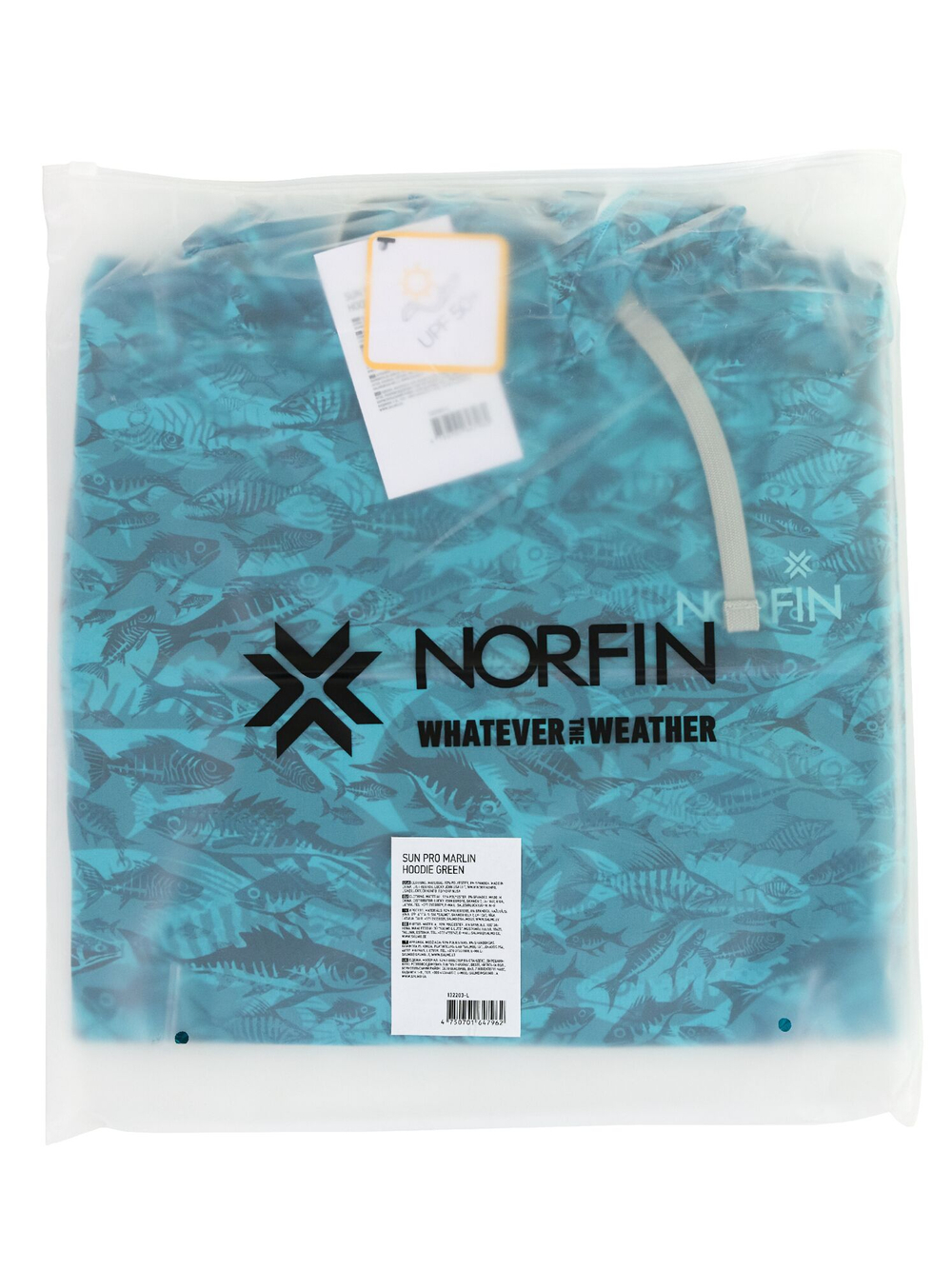 Джемпер Norfin SUN PRO MARLIN HOODIE GREEN р.L