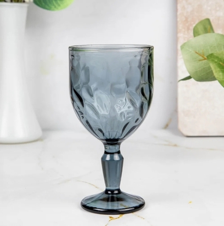 50321 Бокал для вина "Black Diamond" 320мл (серая дымка)