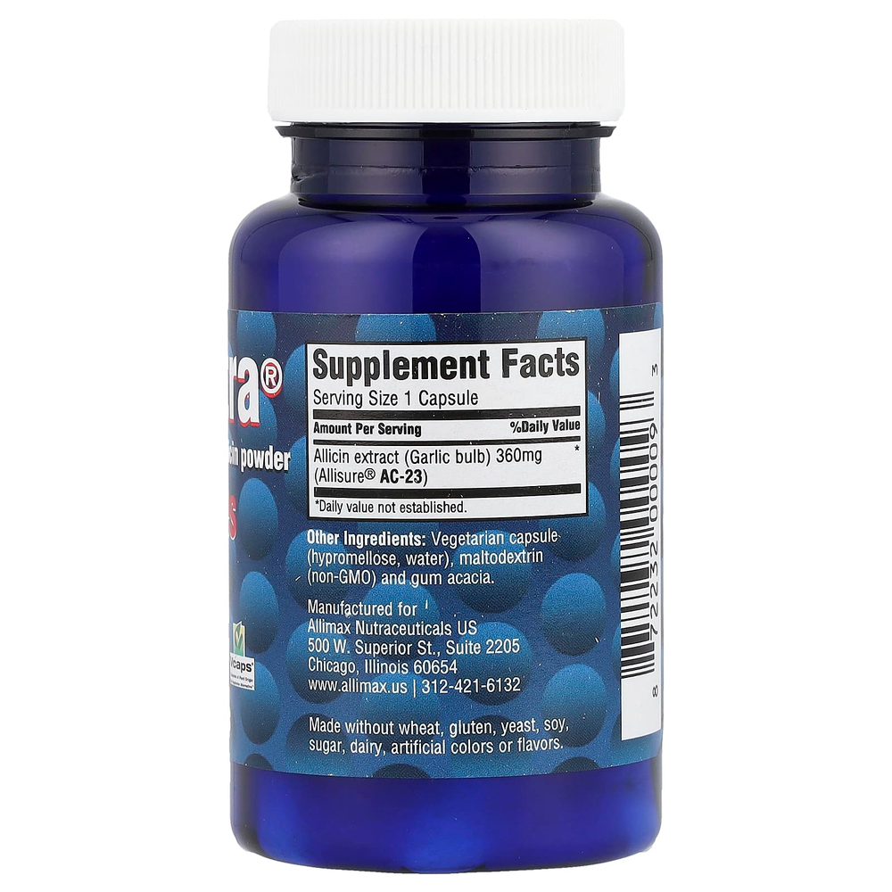 Allimax, AlliUltra® капсулы, 360 мг, 30 капсул