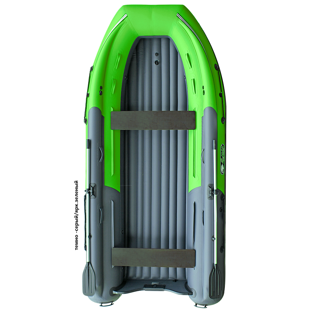 Лодка ПВХ Angler Reef Тритон S-Max 400FiND с интегрированным фальшбортом -