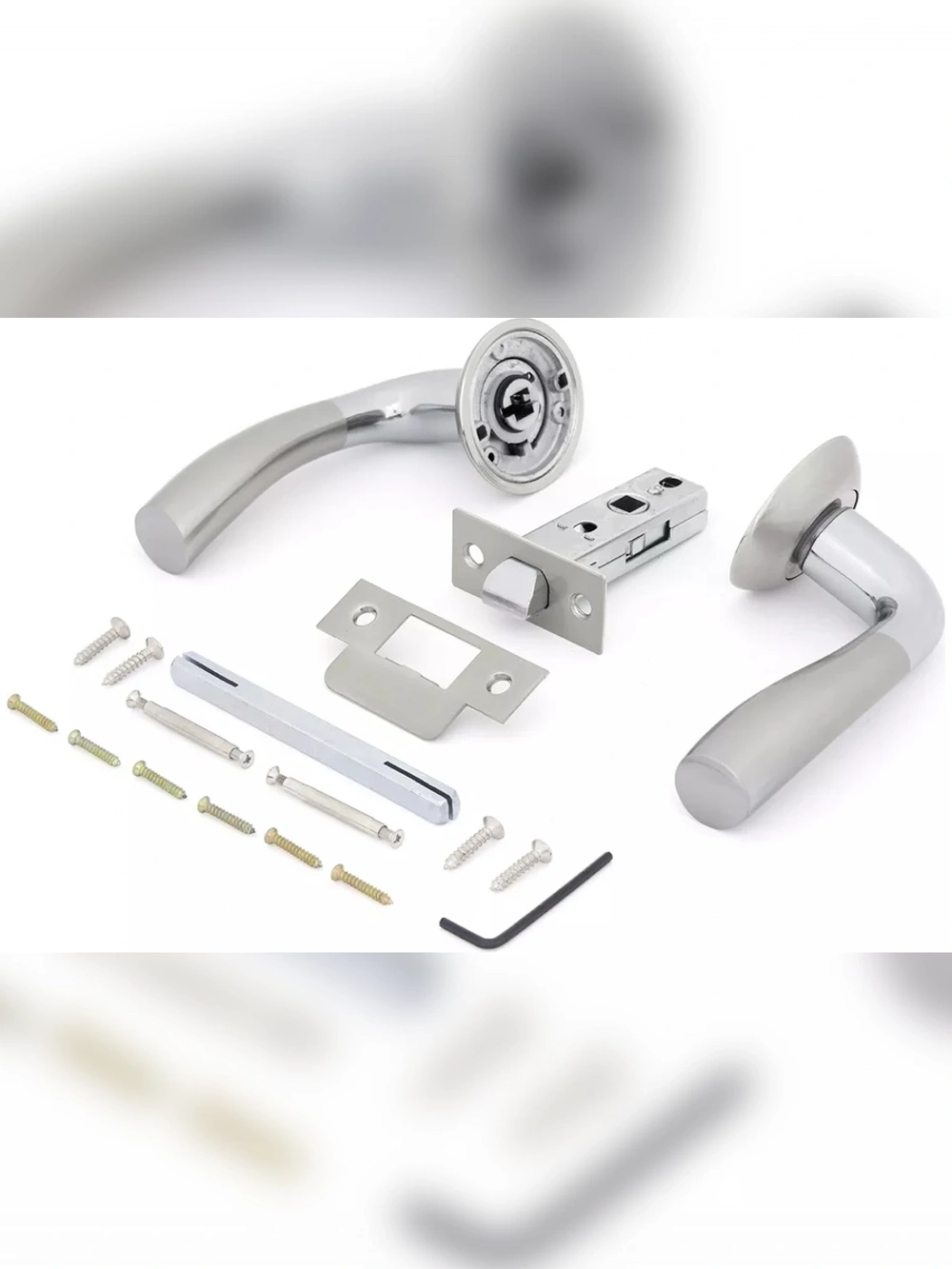 Комплект для двери Фабрика замков FZ SET 02L 100 SN/CP СТ-00001352