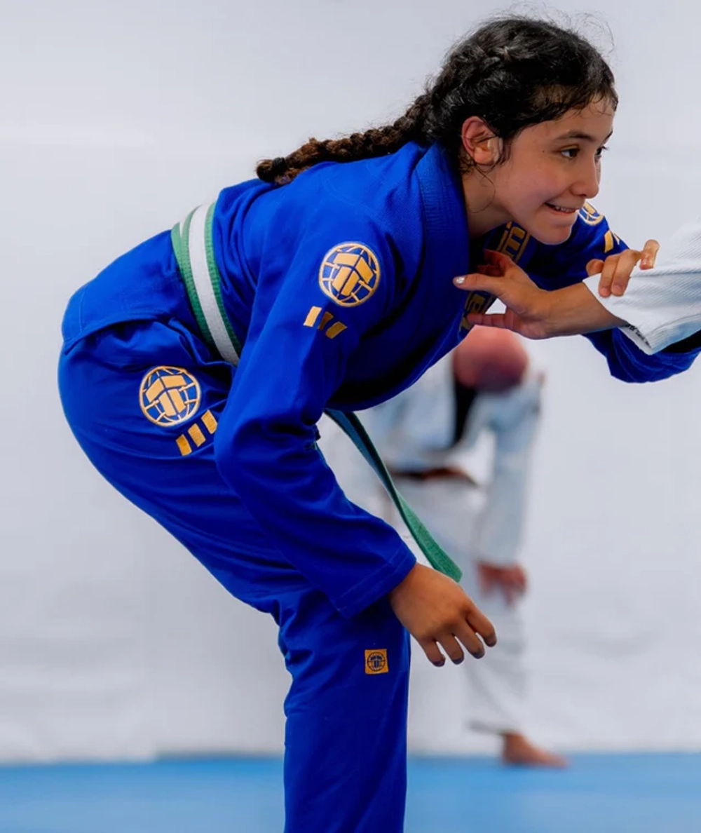 Детское кимоно Tatami PRO SERIES - BLUE & CHAMPION GOLD