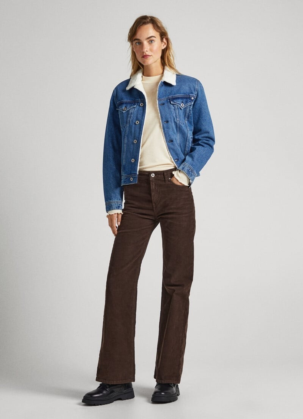 Брюки женские PEPE JEANS FLARED CORDUROY TROUSERS