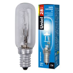 HCL-28-CL-E14-F25 special Лампа галогенная для холодильников и вытяжки. Прозрачная. Картон. ТМ Uniel.