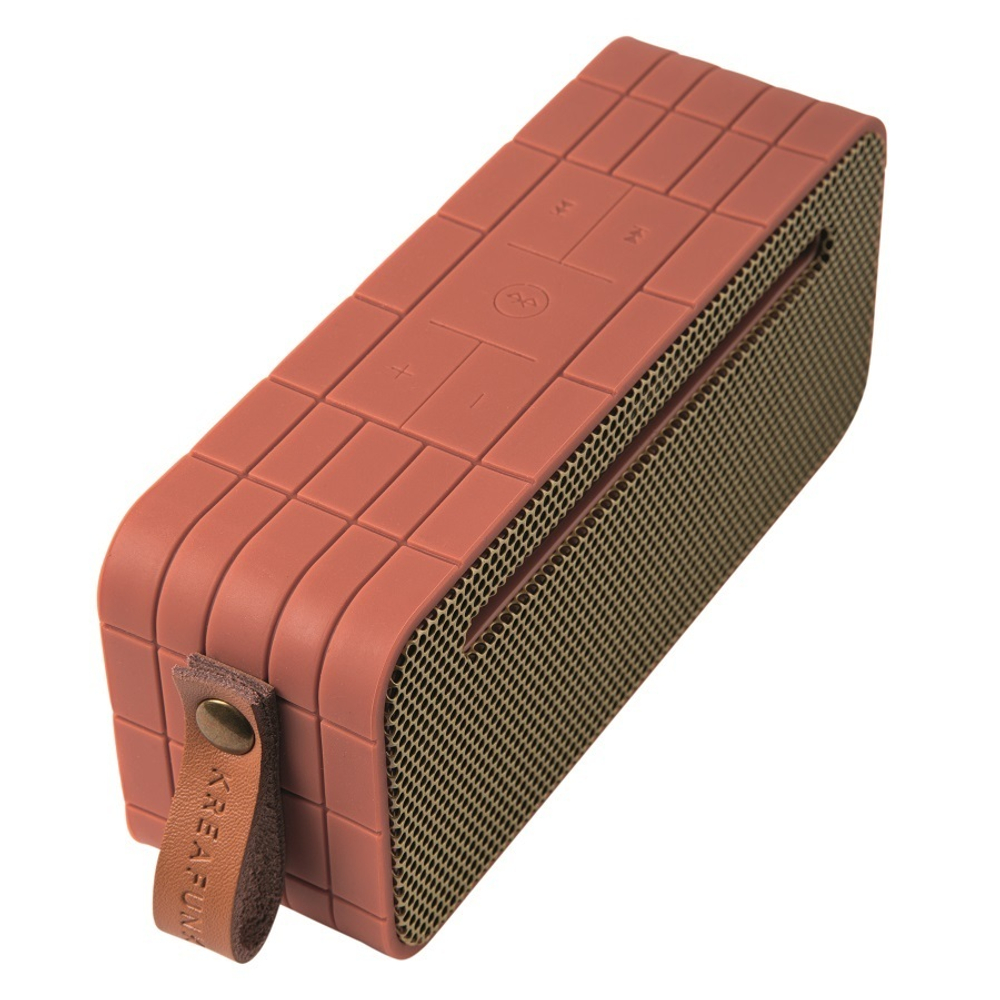 Колонка беспроводная с ремешком Amove коралловая