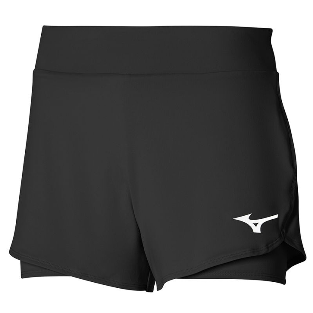 Женские теннисные шорты Mizuno Flex Skort - black