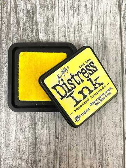 Distress Ink Pad. Squeezed Lemonade
