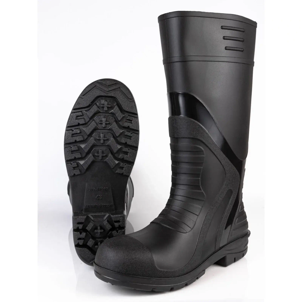 Сапоги из ПВХ, черные, арт. С-27, р. 44