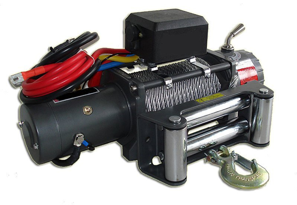 Лебёдка электрическая высокоскоростная 12V Runva 9500 lbs 4350 кг