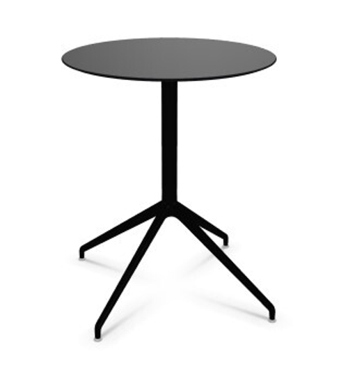 Столик Yop ARPER ламинат/алюминий/black/откидная столешница 590х590х740h