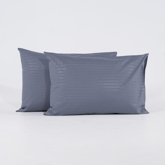 Пододеяльник Greys , страйп полисатин  160x220  HOMY