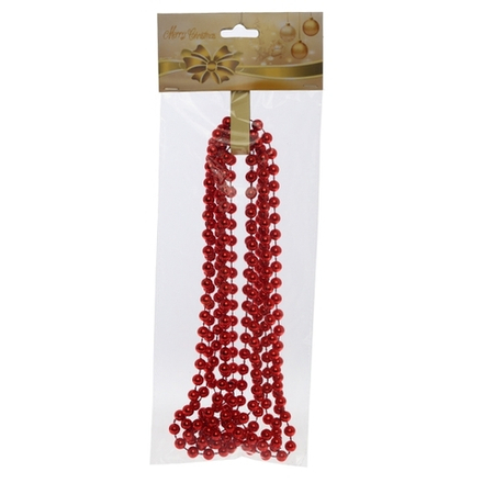 GAEM Украшение новогоднее "Бусы", D8 мм, L2,7 м