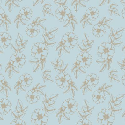 Золотая роза на бирюзовом фоне.