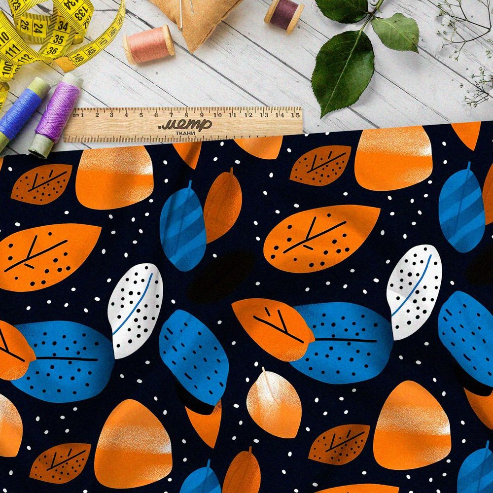 Ткань Ниагара Софт осенний гарден