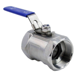 Stainless steel ball valve Elephant RP.316.230.MM. 986 psi, standard port, Threaded NPT/BSP, with handle