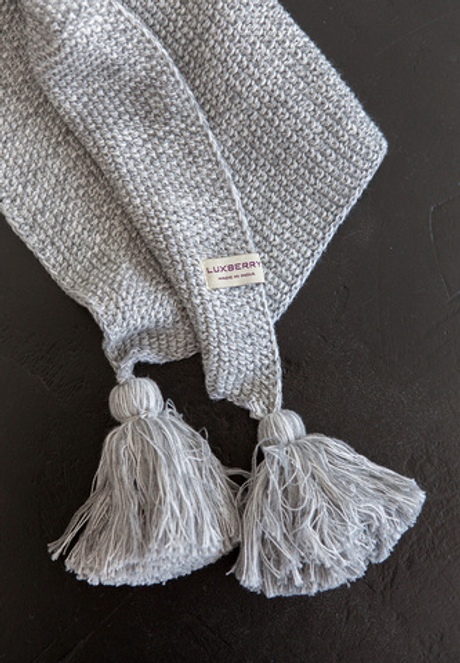 Плед 150x200 Luxberry Lux 65 серый меланж