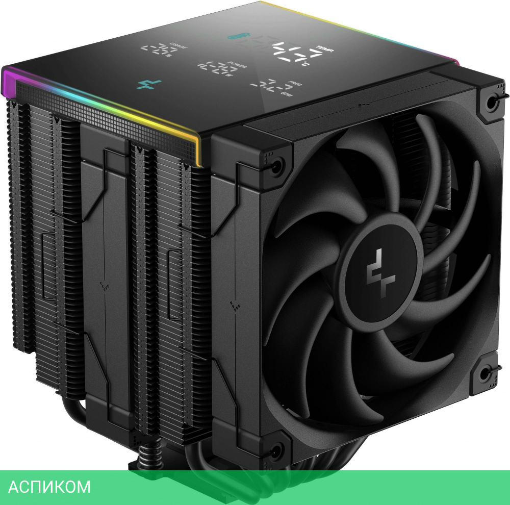 Кулер для процессора DeepCool AK620 Digital Pro черный (R-AK620-BKAPMN-G)