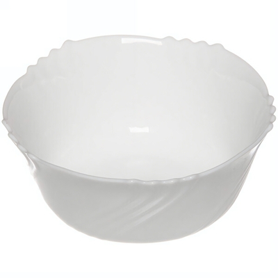 Салатник «White magic» 500мл стеклокерамика 13,5*5,7см Фестоны