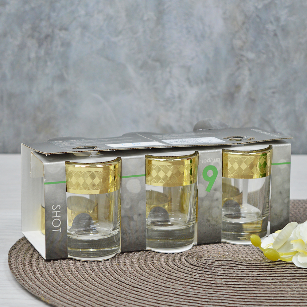 Набор стопок 6шт 60мл "Витраж"