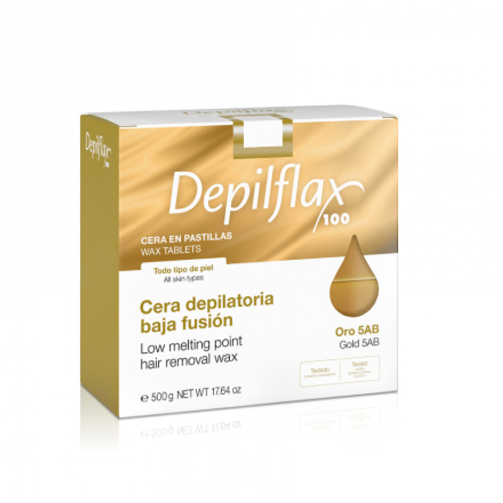 Горячий воск в брикетах Золото, Depilflax