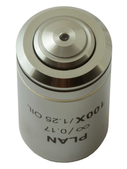 Объектив планахроматический Levenhuk MED 100x/беск