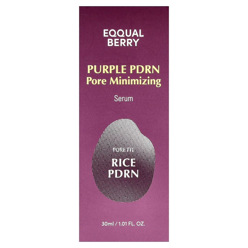 EQQUALBERRY, фиолетовая сыворотка для сужения пор, 30 мл (1,01 жидк. унции)