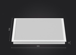 Светильник LED Ecophon (для потолка Экофон) кромка-Ds 600х600 52Вт 5000К опал IP40 DR