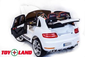 Детский электромобиль Toyland Porsche Macan белый