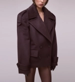 Пальто NUDE BROWN, Коричневый