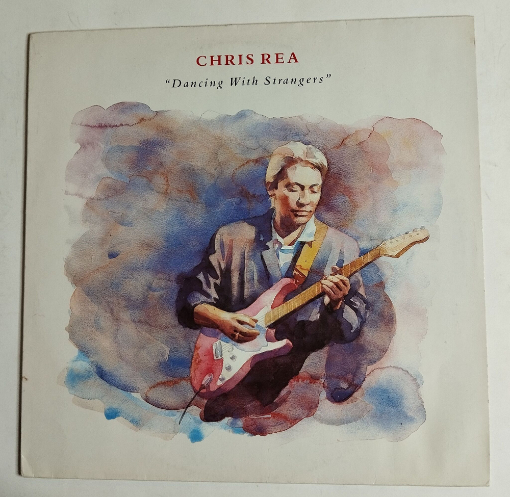 Винтажная виниловая пластинка LP Chris Rea Dancing With Strangers (Germany 1987)