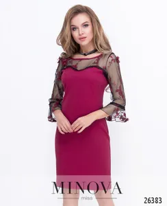 Платье 1087-марсала Minova