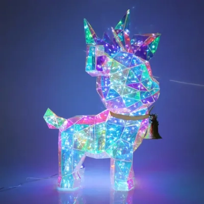 Сувенир светодиодный «Олень» 28*24*40, 200 ламп LED, USB, Белый