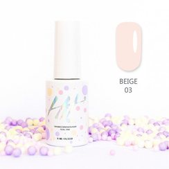 Гель-лак ТМ "HIT gel" №03 Beige, 9 мл
