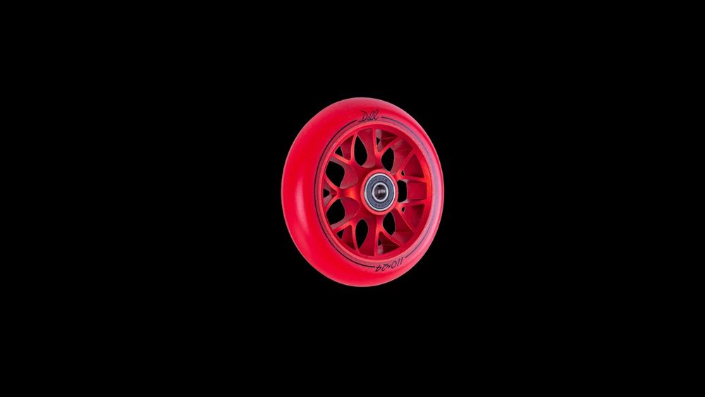 Колесо для самоката X-Treme 110*24мм, Dill, red