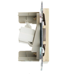 Розетка компьютерная 2-местная RJ-45 (механизм) STEKKER GLS00-7109-08, серия Катрин, золото 50009