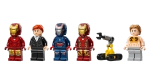 Конструктор LEGO Marvel 76315 Лаборатория Железного человека: Зал доспехов