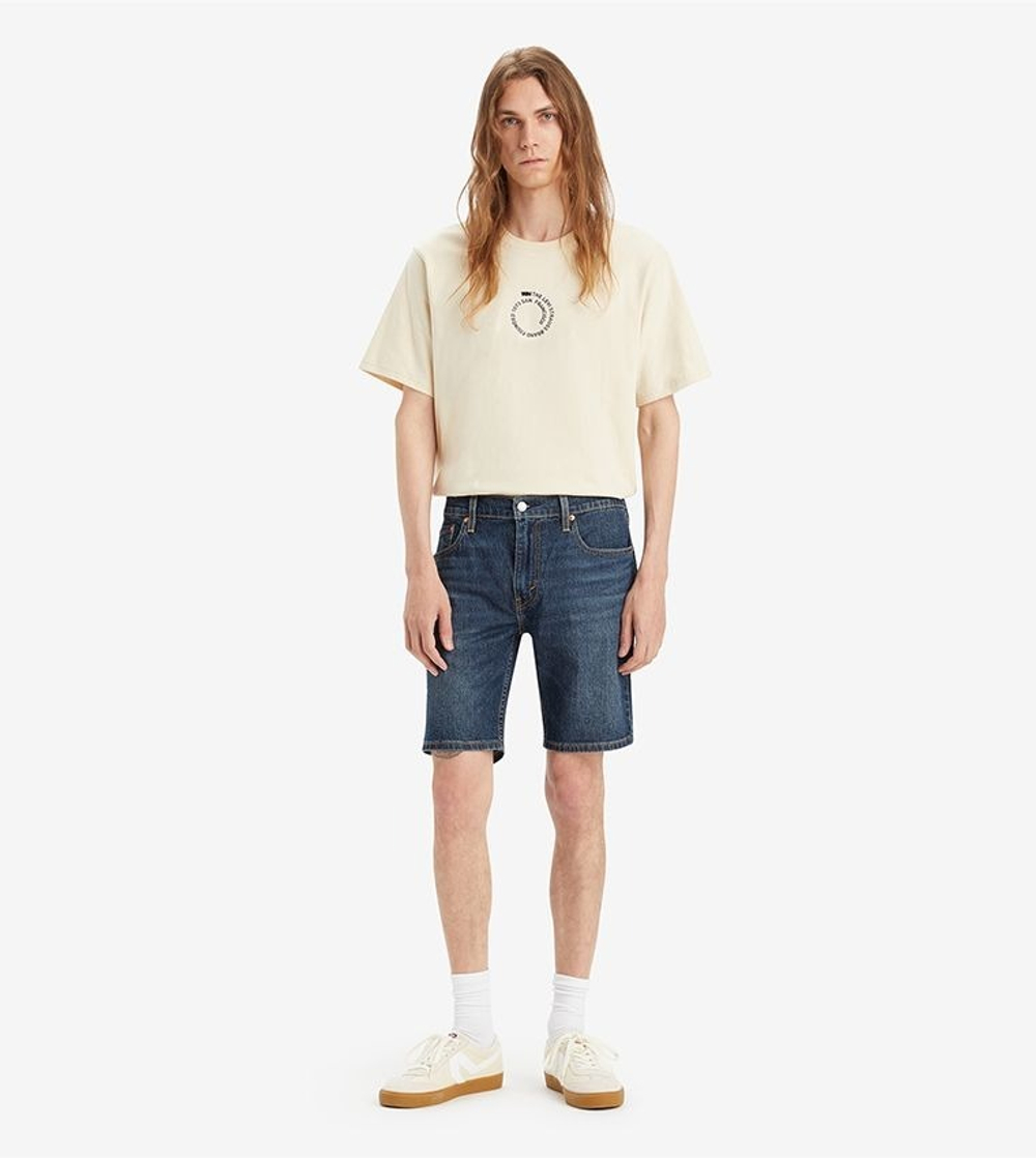 Шорты джинсовые мужские LEVI'S 412 SLIM SHORTS MED INDIGO - WORN IN