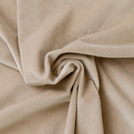 Штора из хлопкового бархата бежевого цвета из коллекции essential, 150х290 см