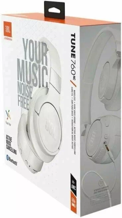 Беспроводные наушники JBL Tune 760NC WHITE с шумоподавлением