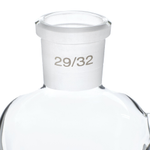 Воронка капельная цилиндрическая, 1000 мл, с компенсатором, шлиф 29/32-29/32, с PTFE краном