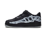 Кроссовки Nike Air Force 1 Skeleton 'Black On Black'